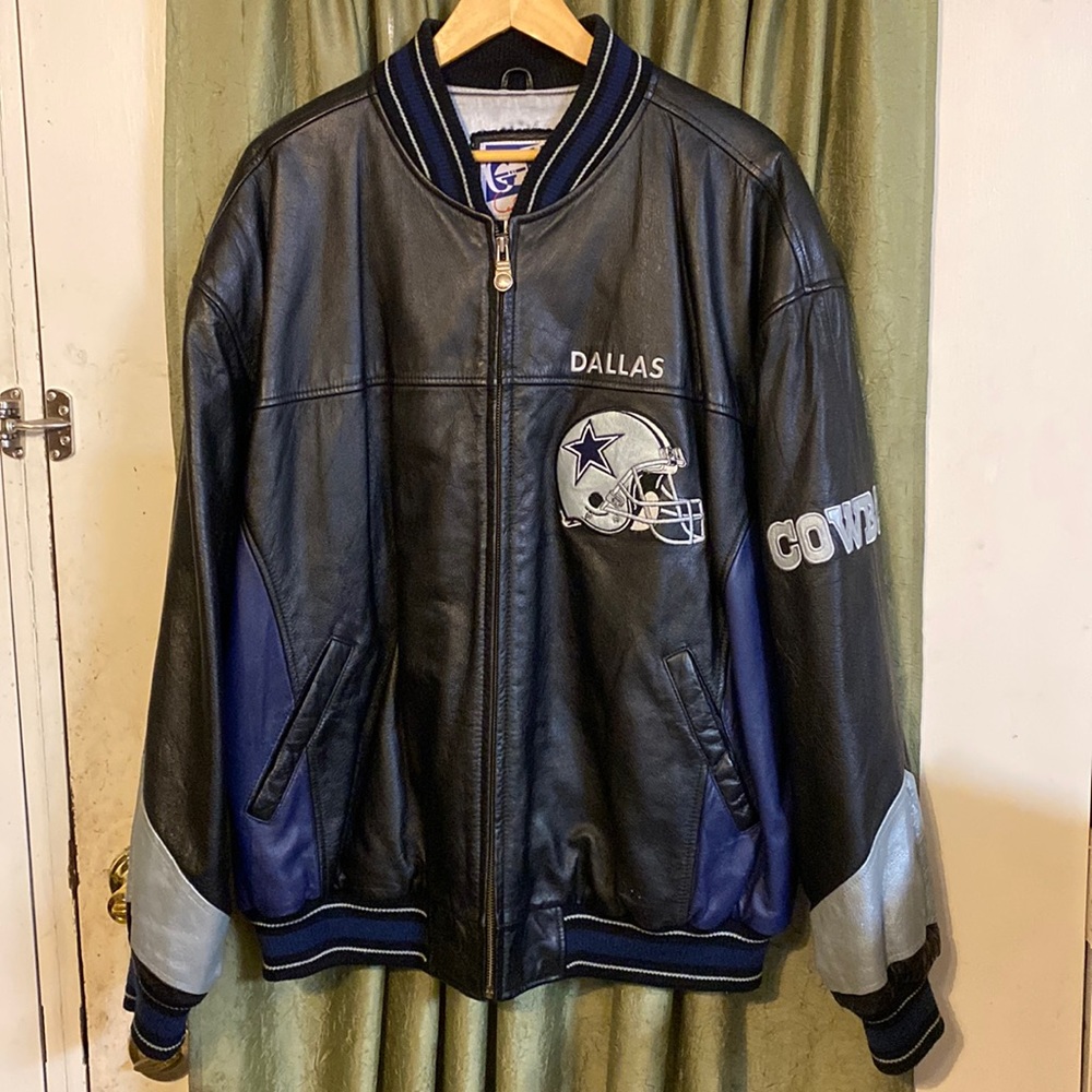 Dallas cowboys leather sports jacket